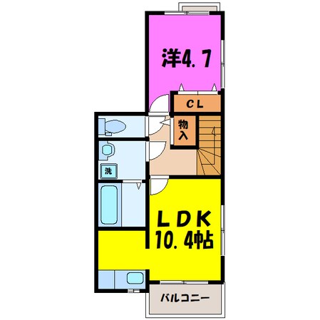 ルノン上新田　(前橋市上新田町)の物件間取画像